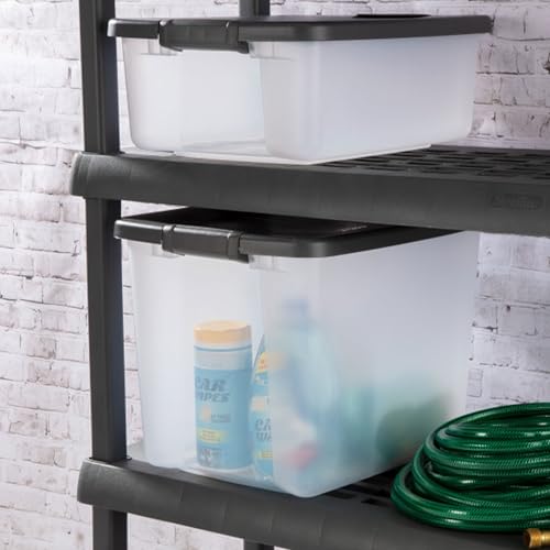 ShelfTote Clear Plastic Storage Bins (24 Count)