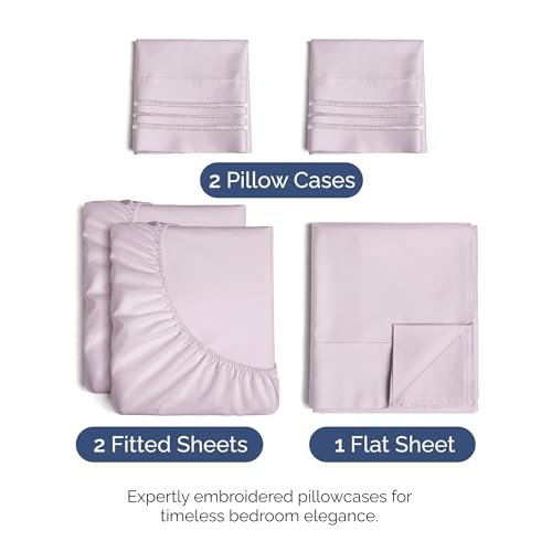 Split King Size 5 Piece Sheet Set