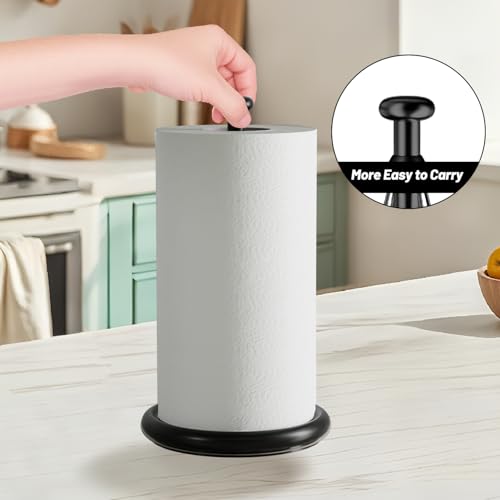 Paper Towel Holder Countertop with Weighted Base