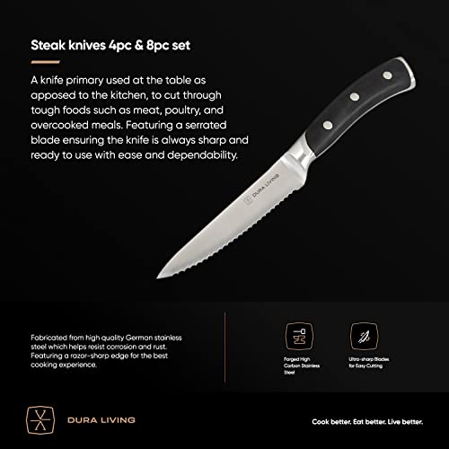 8 Piece Serrated Kitchen Steak Knife Set (8 Count)