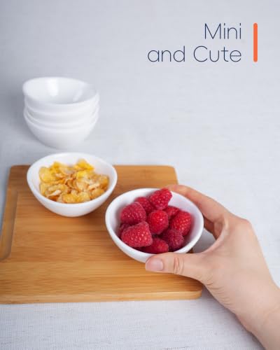 3 OZ White Dipping Bowl Set of 6 (6 Count)