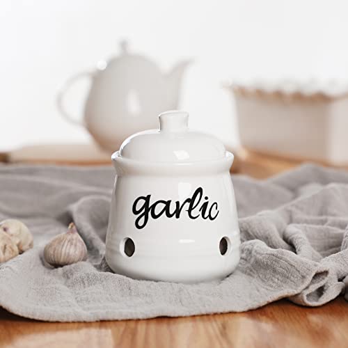Garlic Keeper with Lid (12 Ounce)