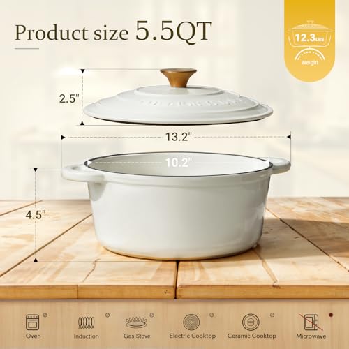 Enameled Cast Iron Dutch Oven