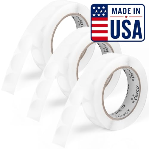 Clear Perforated Round Circle Dot Sticker 1 (3 Count)