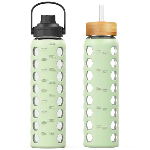 Glass Water Bottle