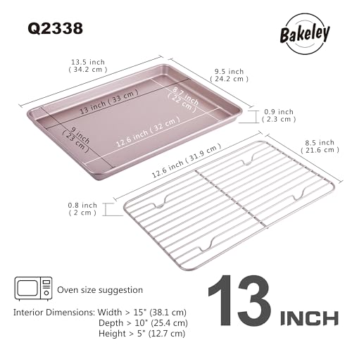 13 inch Baking Sheet Pan with Rack