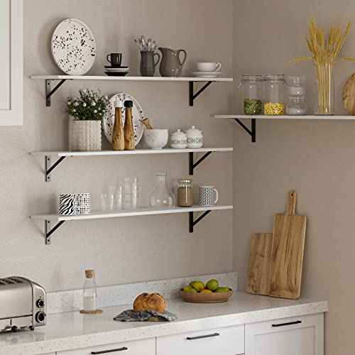 Long Wall Shelves (2 Count)