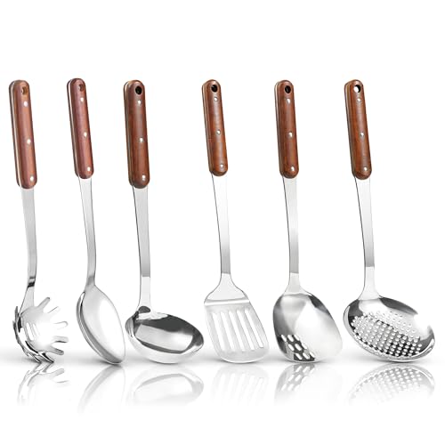 Stainless Steel Cooking Utensils Set (6 Count)