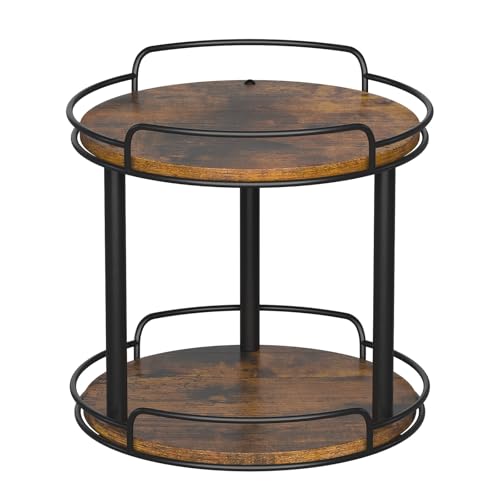 10'' Wood Lazy Susan Turntable Organizer for Cabinet