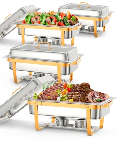 Chafing Dish for Buffet Set (4 Count)