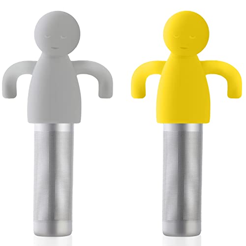 Tea Infuser for Loose Tea Fine Mesh Tea Steeper (2 Count)