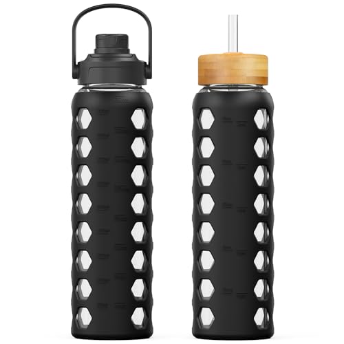 Glass Water Bottle