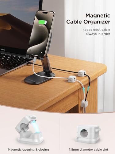 6 Pack Magnetic Cable Clips (6 Count)