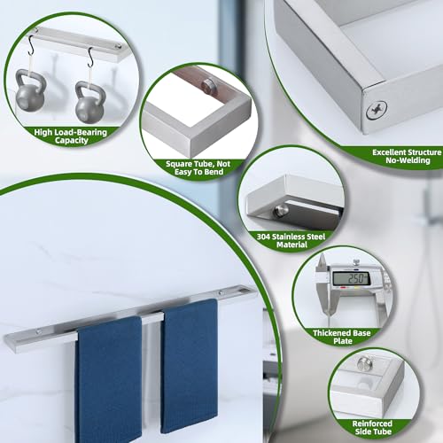28 Inch Hand Towel Holder Towel Bar for Bathroom Wall Mounted