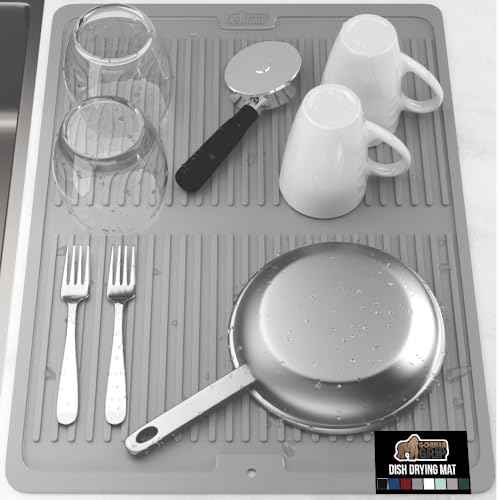Patented BPA Free Silicone Dish Drying Mat
