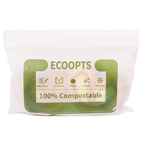 100% Compostable Snack Zip Bag