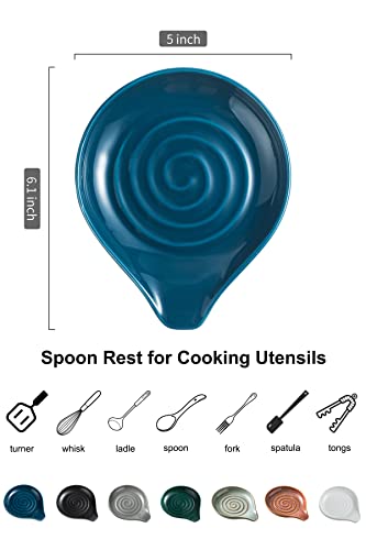 Spoon Rest Ceramic Spoon Holder for Stove Top