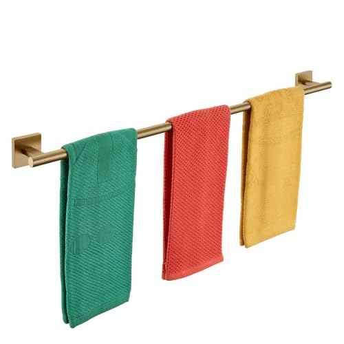 Bathroom Towel Bar 32'' Towel Holder for Bath Kitchen Cabinet Towel Rails 32 Inch Champagne Bronze Stainless Steel B4005CPG
