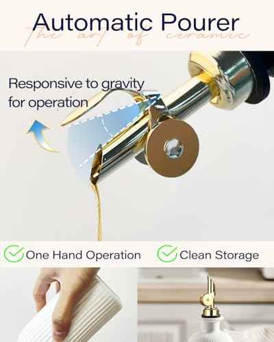 18 oz Olive Oil Dispenser Bottle for Kitchen