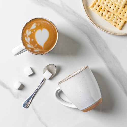 12oz Ceramic Coffee Mugs set of 4 (4 Count)