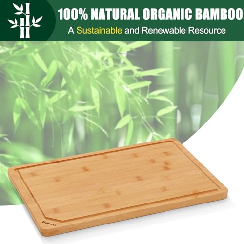 Extra Large Organic Bamboo Cutting Boards for Kitchen