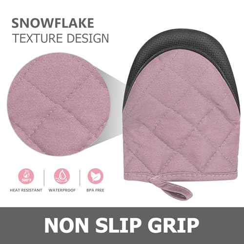 1 Pair Short Oven Mitts