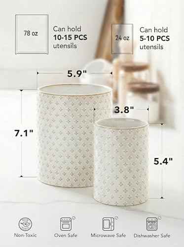 Kitchen Utensil Holder for Countertop (2 Count)