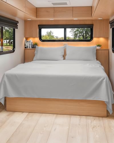 Short Queen Size 4 Piece Bed Sheet Set (4 Piece Set)