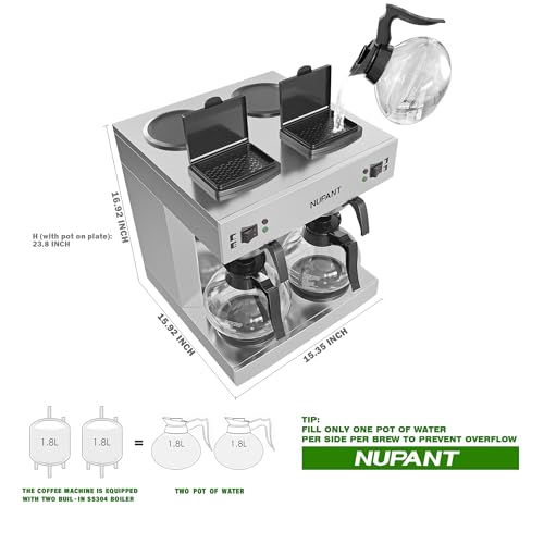 Dual Drip Commercial Coffee Maker