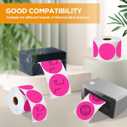 2 Inch Circle Thermal Sticker Labels