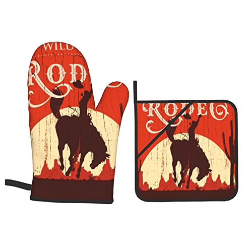 Oven Mitts and Pot Holders Sets of 4 (4 Count)