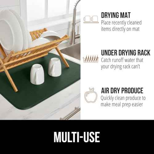 Ultra Absorbent Microfiber Dish Drying Mat (2 Count)