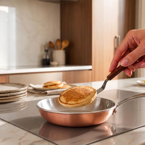 Round Copper Stainless Steel And Mini Frying Pan