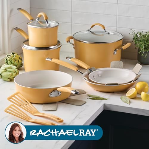 Cucina Ceramic Nonstick Cookware Pots and Pans Set