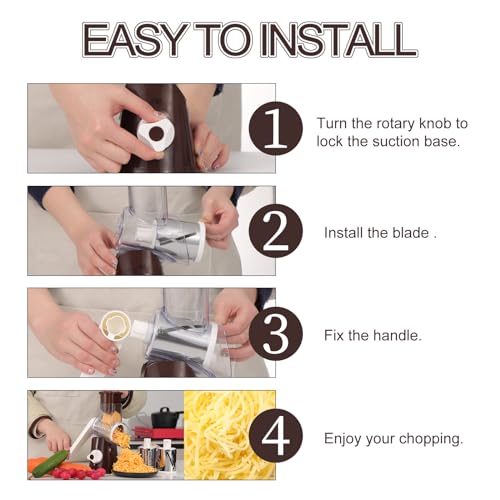 Rotary Cheese Grater Hand Crank
