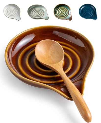 Spoon Rest Ceramic Spoon Rest for Stove Top Cooking Spoon Holder
