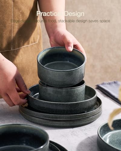 Star Stoneware Dinnerware Set (12 Count)