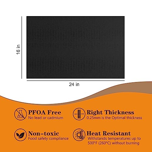 2 Pack XL Thickened Oven Liners for Bottom of Oven (2 Count)