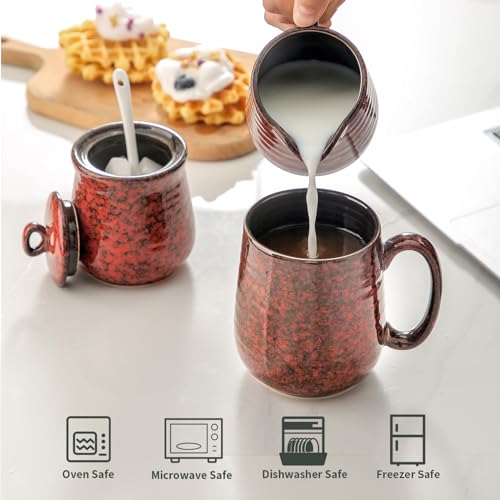 Ceramic Sugar and Creamer Set