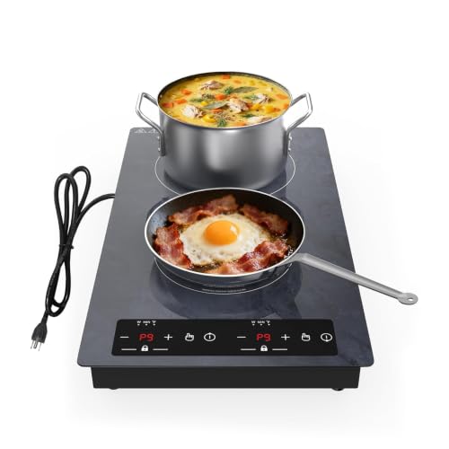 Double Induction Cooktop Portable Electric Cooktop 12'' Hot Plate