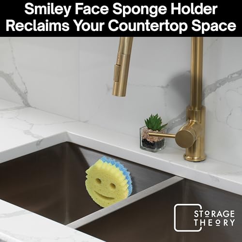 Scrub Daddy Caddy Organizer for Kitchen Sink & Bathroom
