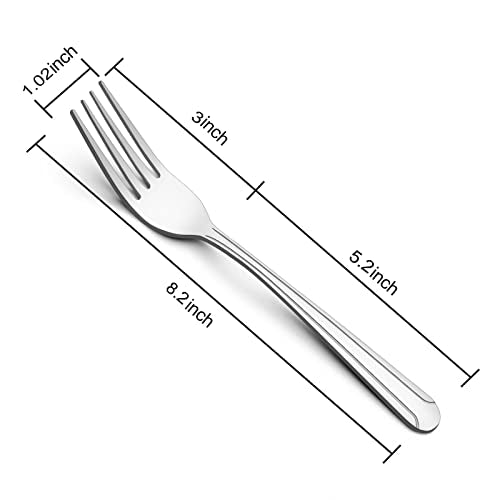 24 Pieces Dinner Forks Set (24 Count)