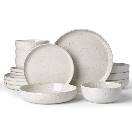Meteor 16 Piece Dinnerware Set with Pasta Bowls
