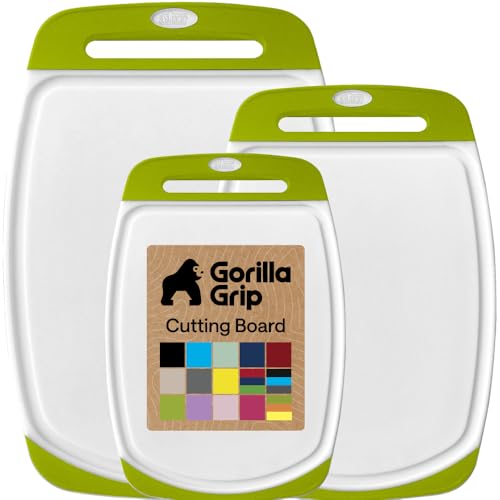 BPA Free Reversible Kitchen Cutting Board (3 Count)