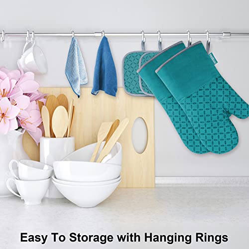 Oven Mitts and Pot Holders 6pcs Set