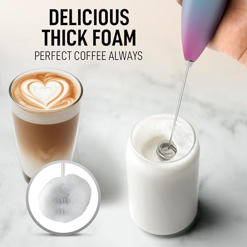 Zulay Powerful Milk Frother for Coffee with Upgraded Titanium Motor