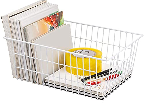Wire Storage Baskets (6 Count)