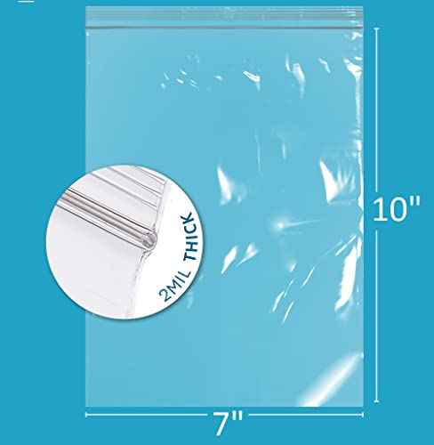 GPI 7" x 10" Zip Bags (1000 Count)