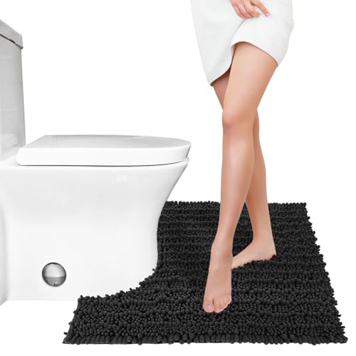 Toilet Rug U Shaped Washable 24x20 Inch