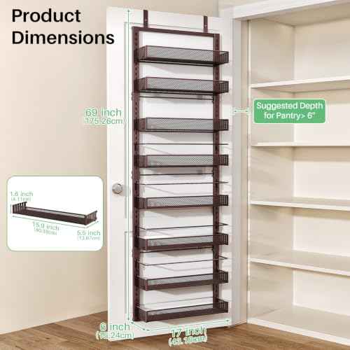 8 Tiers Over the Door Organizer